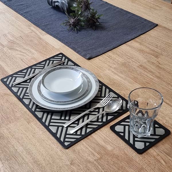 زیربشقابی چرم