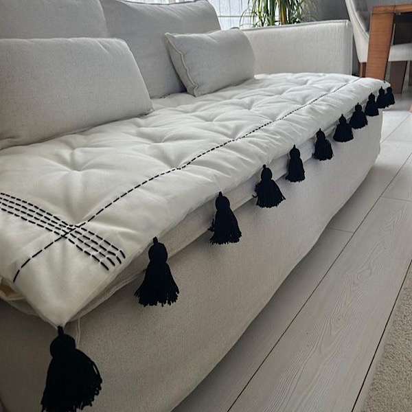 تشکچه مبل لینن و مخمل