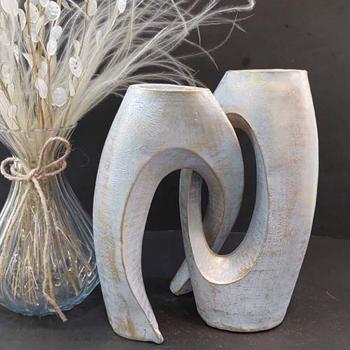 ست 2 عددی گلدان تزیینی کد 101