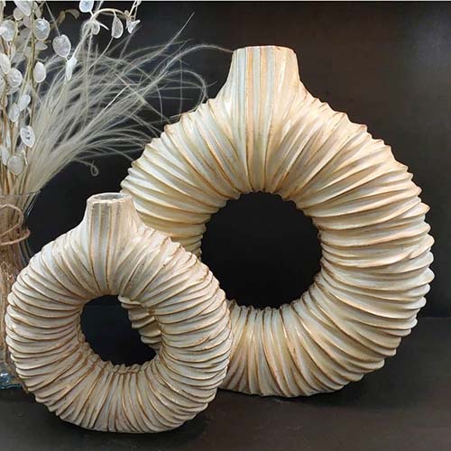 ست 2 عددی گلدان تزیینی کد 100