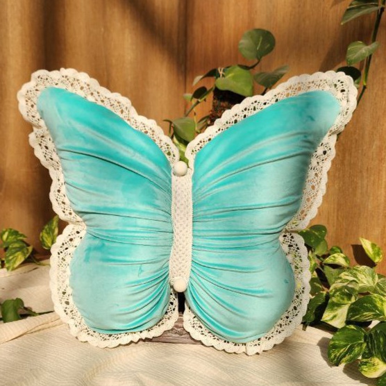 کوسن پروانه مخمل حاشیه بوهو