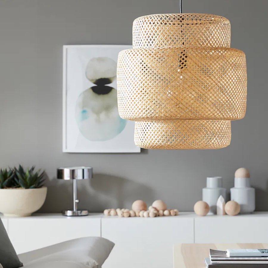 لوستر حصیری طرح ایکیا