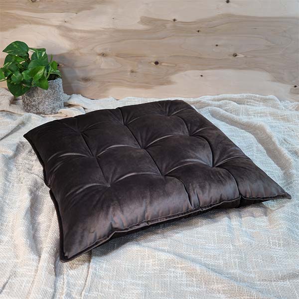 تشکچه چانکی مخمل قهوه ای