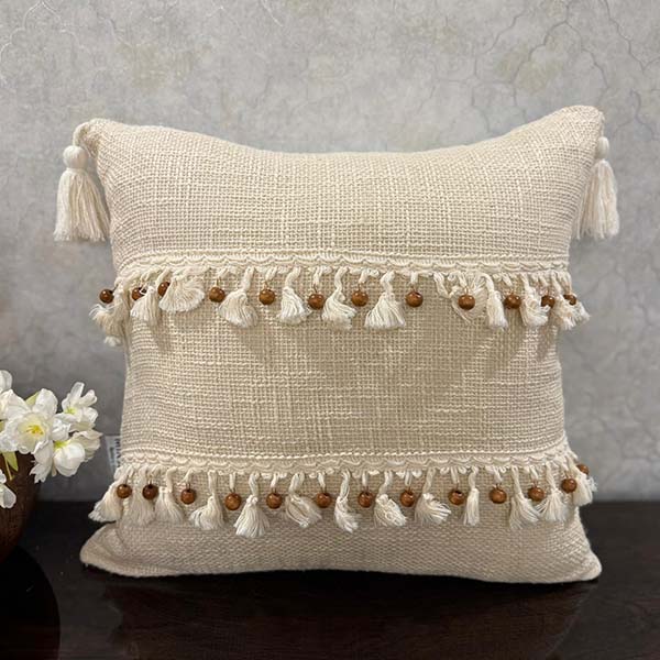 کاور کوسن نچرال ریسه مهره چوبی